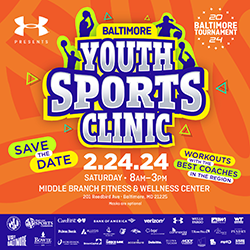 CIAA Youth Sports Clinic - 02/24/24 8 AM - 3 PM at Middle Branch Fitness & Wellness Center (201 Reedbird Ave, Baltimore MD 21225).  Masks optional